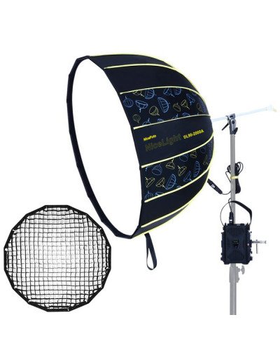 NiceFoto DL90-2000A 200W Bi-Color Umbrella Light(With Grid)