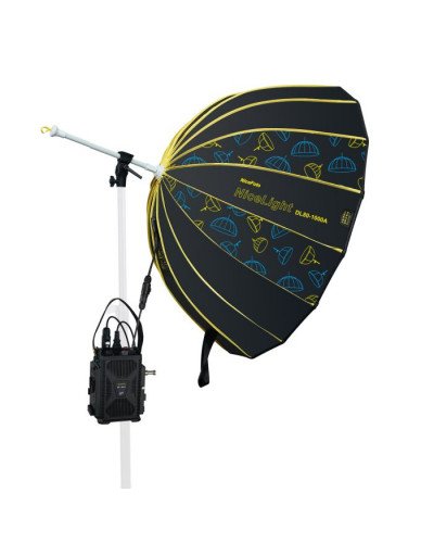 NiceFoto DL80-1000A 100W Bi-Color Umbrella Light(With Grid)