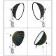 NiceFoto DF80-1000A 100W Bi-Color Umbrella Light(With Grid)