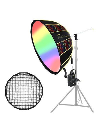 NiceFoto DL80-1000C 100W RGB Umbrella Light(With Grid) NiceFoto DL80-1000C 100W RGB Umbrella Light(With Grid)