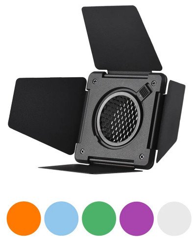 NiceFoto SN-32 Barndoor Filter Kit For BJ-600A BJ-600B