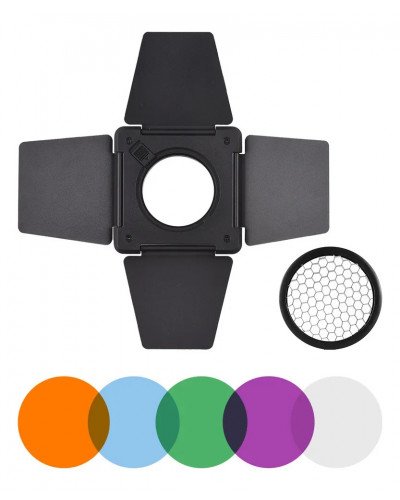 NiceFoto SN-32 Barndoor Filter Kit For BJ-600A BJ-600B