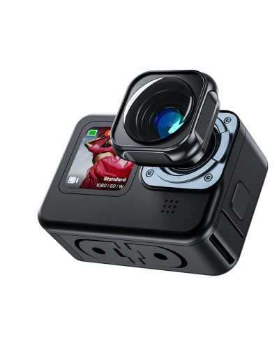TELESIN Aluminum Alloy Frame Max Lens Mod for GoPro Hero 12/11//10/9 Mini