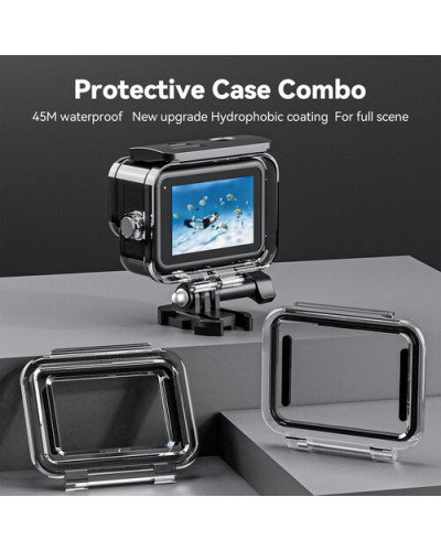 TELESIN Protective Waterproof Case Set for GoPro HERO13/12/11/10/9