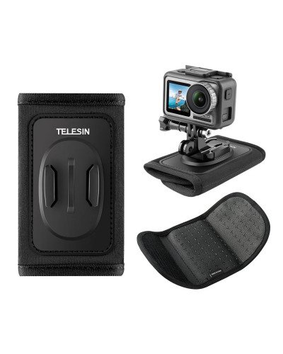 TELESIN Backpack Strap with Adjustable Dual J-Hook Mount for GoPro/Insta360/Action Cameras