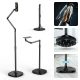 TELESIN Mobile Magnetic Floor Stand with 10 inch LED Photography Ring Light Selfie Fill Lamp TELESIN Mobile Magnetic Floor Stand with 10 inch LED Photography Ring Light Selfie Fill Lamp