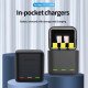 TELESIN 3-Channel Battery Charger & Storage Box for GoPro 9/10/11/12 Batteries