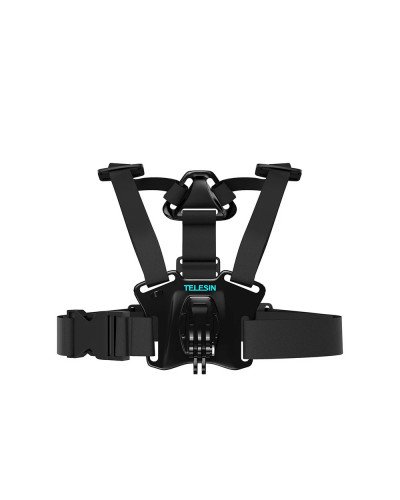 TELESIN Chest Strap with Dual-Mount/J-Hook for GoPro/Action Cameras