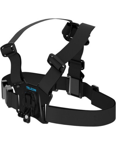 TELESIN Chest Strap with Dual-Mount/J-Hook for GoPro/Action Cameras