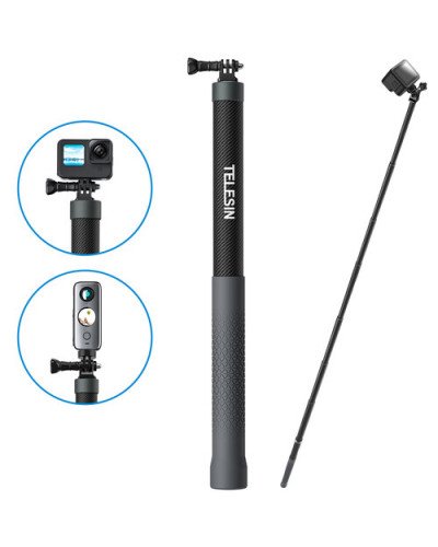 TELESIN New Design 3m Carbon Fiber Selfie Stick TELESIN New Design 3m Carbon Fiber Selfie Stick