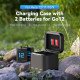 TELESIN Charging Case With 2 Batteries for Hero 12/11/10/9