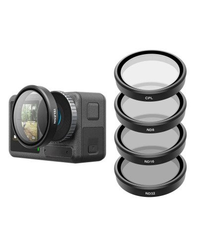 TELESIN CPL|ND8|ND16|ND32 Camera Filter Set for DJI ACTION 3/4/5 Pro TELESIN CPL|ND8|ND16|ND32 Camera Filter Set for DJI ACTION 3/4/5 Pro