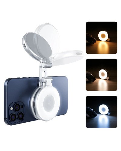 TELESIN C03 Magnetic Selfie Ring Light