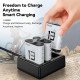TELESIN Triple Battery Charger for GoPro Hero 13 TELESIN Triple Battery Charger for GoPro Hero 13