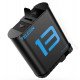 TELESIN Rechargeable Lithium-ion Battery for GoPro Hero 13
