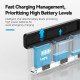 TELESIN 3-Slot Battery Charger for DJI Osmo 360/Action 3/4/5 Pro/6
