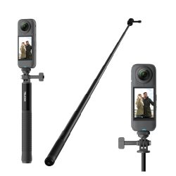 TELESIN High-Strength Aluminum Alloy Selfie Stick 90cm