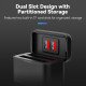 TELESIN Insta360 X5 Dual Card Slot Charging Box