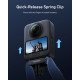 TELESIN Magnetic Quick-Release Adapter Mount For DJI Osmo 360/Action 5Pro/4/3