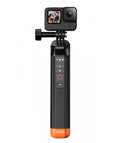 TELESIN Floating Hand Grip with Remote Control for HERO 13/12/11/10/9