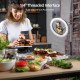 TELESIN Mobile Magnetic Floor Stand with 10 inch LED Photography Ring Light Selfie Fill Lamp TELESIN Mobile Magnetic Floor Stand with 10 inch LED Photography Ring Light Selfie Fill Lamp