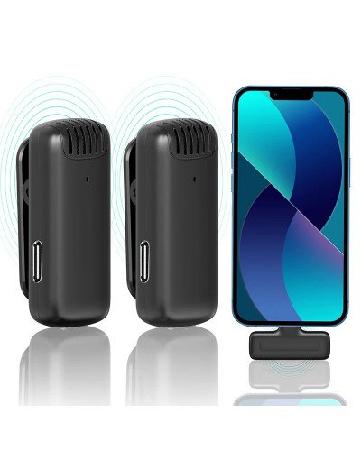 Ulanzi J12 Wireless Lavalier Microphone System (Lightning)