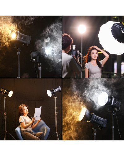 Ulanzi VL-200 Bi-Color 200W V-Mount LED Video Light (With Power Adapter)
