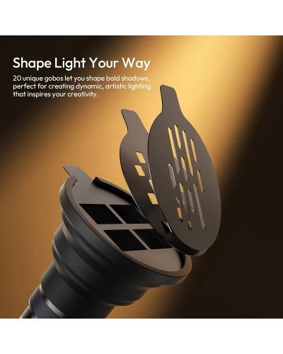 Ulanzi LM01 Photography Rechargeable Flashlight with 20 Filters