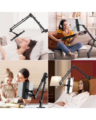Ulanzi T2 Adjustable Tablet/SmartPhone Holder Stand for Desktops/Bedheads
