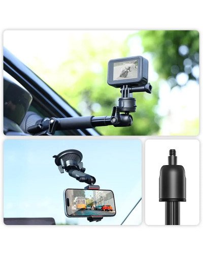 Ulanzi ZJ01 Magnetic Suction Cup Mount For Action Camera Smartphone