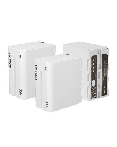 VILTROX NP-F970 Battery 6600mah with USB-C Charging Port (3pc)