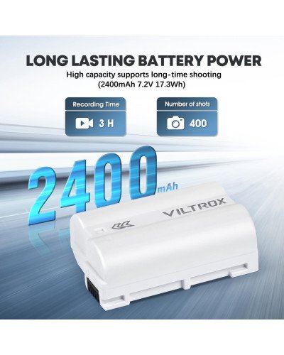 VILTROX EN-EL15C Rechargeable Lithium-Ion Battery with USB-C Charging Port