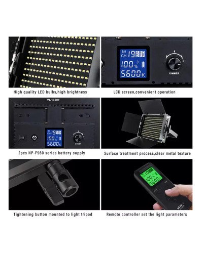VILTROX VL-S50T 50W Bi-Color LED Light Panel