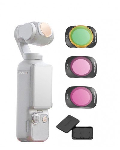 DJI Osmo Pocket 3/4 Filter Accessories CPL/ND8/ND16 3 Mix Filters