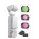 DJI Osmo Pocket 3/4 Filter Accessories CPL/ND8/ND16 3 Mix Filters