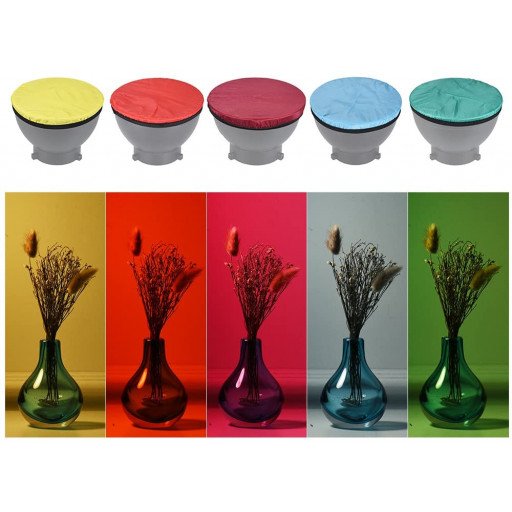 Standard Studio Strobe Reflector Light Soft Diffuser 5 Colors 