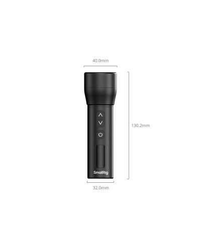 SmallRig RF 05B Portable Zoom LED Video Light CRI 96+ 1900K-8000K OLED Display Creative Spotlight
