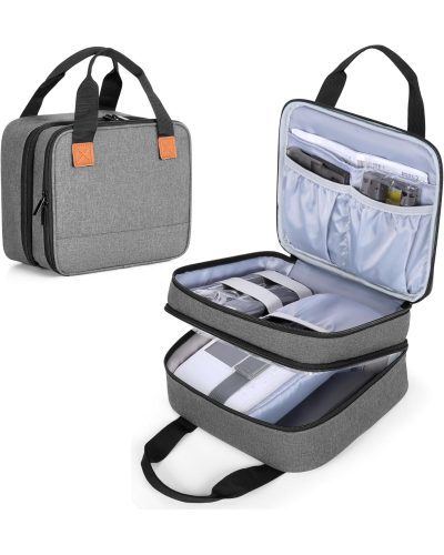 Photo Printer Bag Suitable for SELPHY CP1500 CP1300 CP1200 Polyester Photo Printer Bag with Accessory Compartments Photo Printer Bag Suitable for SELPHY CP1500 CP1300 CP1200 Polyester Photo Printer Bag with Accessory Compartments
