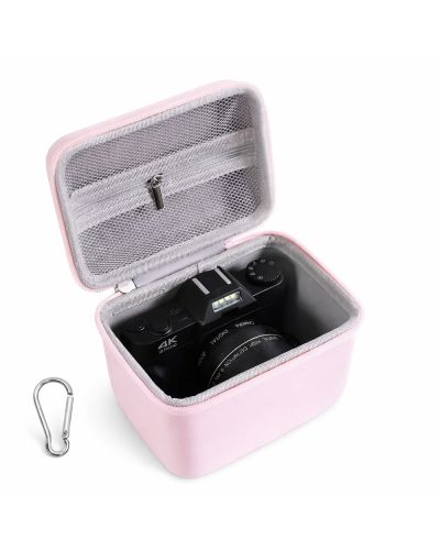 Digital Camera Case for Vlogging Camera for Canon/Sony/FUJIFILM (Pink)