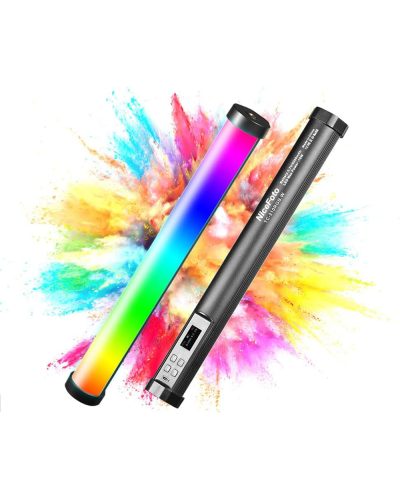 NiceFoto TC-210RGB 10W Magnetic LED Video Tube Light with Grid