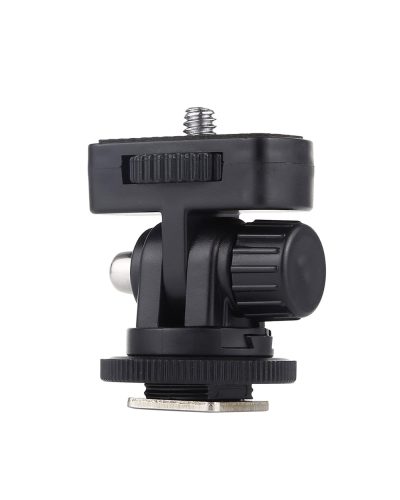 Adjustable Angle Pole Swivel Hot Shoe Mount 1/4" Screw Hot Shoe Mount Adapter Adjustable Angle Pole Swivel Hot Shoe Mount 1/4" Screw Hot Shoe Mount Adapter