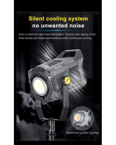 NiceFoto FC-2000A 200W Bi-Color COB LED Video Light NiceFoto FC-2000A 200W Bi-Color COB LED Video Light