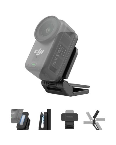 TELESIN Magnetic Pivot Clip for DJI Osmo Nano