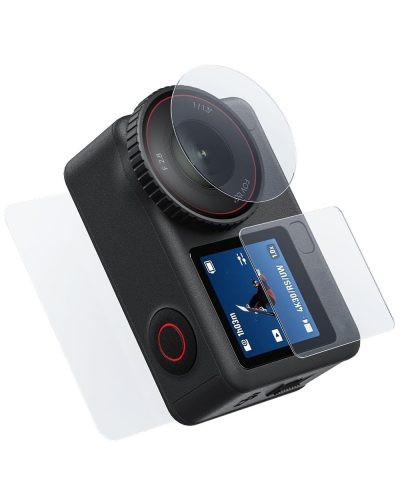 TELESIN Tempered Glass Lens & Screen Protector Set for DJI Osmo Action 6