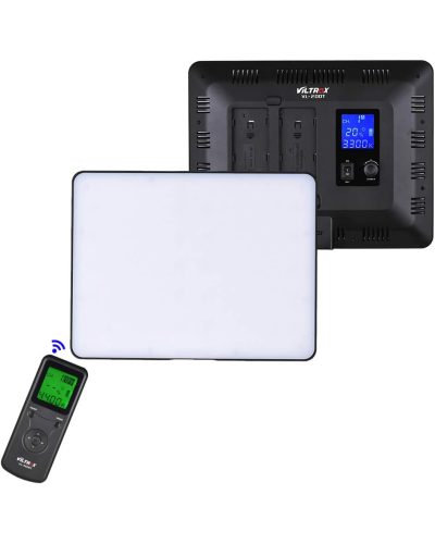Viltrox VL-200T Bi-Color LED Light with LH-338 Desk Stand