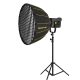 NiceFoto FC-2000A 200W Bi-Color COB LED Video Light With 90cm Softbox/Stand