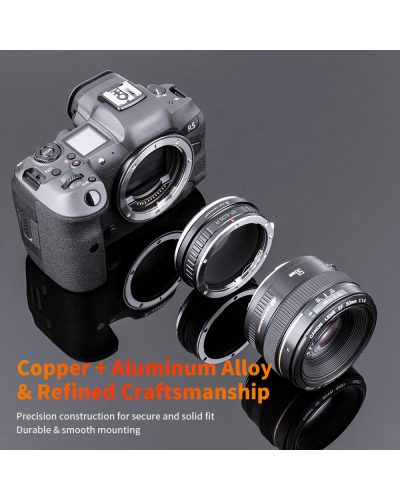 K&F Concept Lens Mount Adapter (Only Manual) for Canon EOS Lens to EOS R Camera Body 