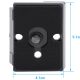 Quick Release Plate Metal Alloy 1/4 Screw Hole Camera Fit Plate for 200PL Manfrotto