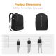 K&F Concept Camera Backpack 18L Nature Wander 04 (Black)