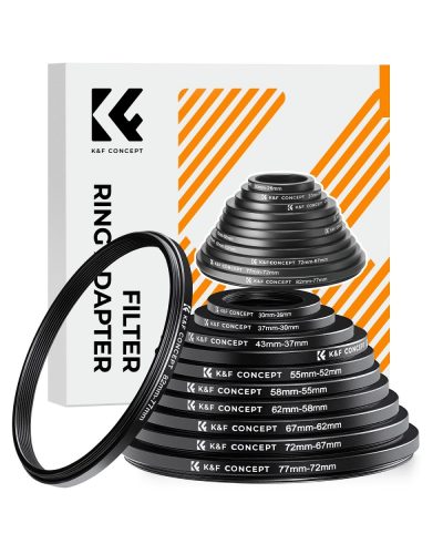 K&F Concept 11 in 1 Step Down Ring Set